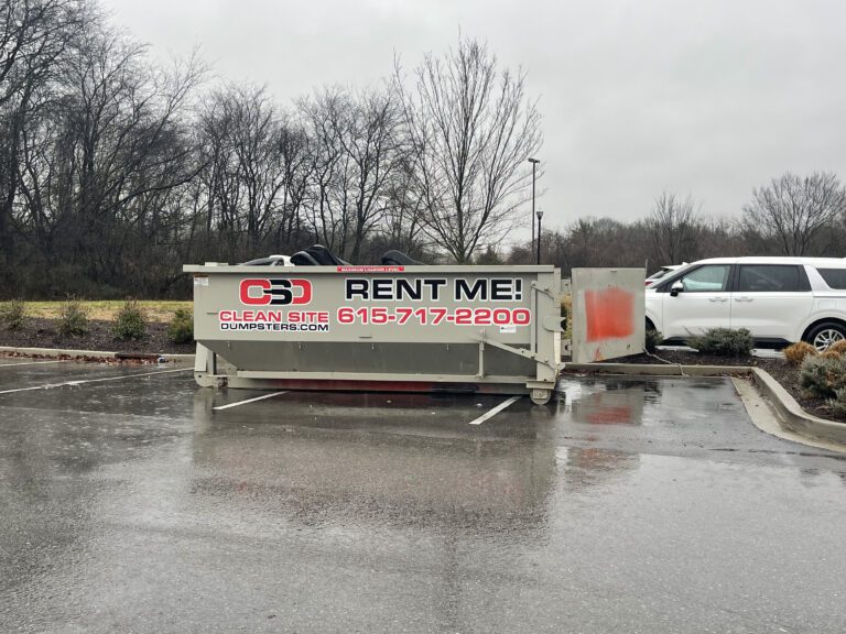 Commercial Dumpster Rental In Nashville, TN - Clean Site Dumpsters