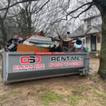 Nashville Junk Removal in Yard - Rent a Dumpster