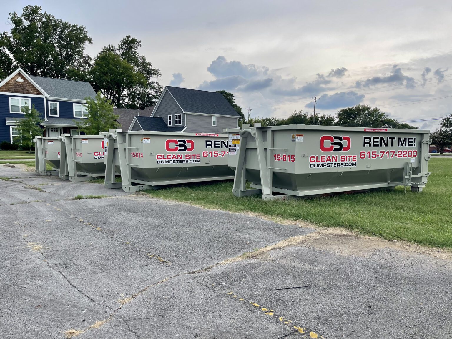 Residential Dumpster Rental Nashville, Franklin, Hendersonville